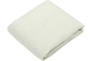 uxcell Cream Speaker Grill Cloth 40"x58" Stereo Box Fabric Protective Dustproof Mesh Breathable Replacement Cover for Home Stage Speakers,Media Cabinet,KTV Box(1x1.48m)