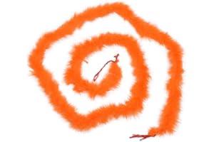 Handy Lidy 14g 2Yards Fluffy Marabou Feather Boa Women DIY Craft Home Decor Fur String Scarf Fur Strips Trim