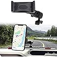 JHD-TOGO for Jeep Wrangler Bronco Dash Phone Holder, Phone Mount for Jeep Wrangler JK JL 2007-2023 Ford Bronco 2021 2022 2023 2024 2/4 Door Accessories,360°Adjustable Phone Mount Interior Accessories