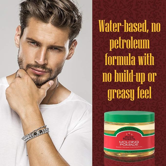 Three Flowers Molding Pomade Men Hair Styling 2 Pack Beauty Amazon Com