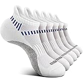 Bigant Boys Socks Low Cut Ankle Cushioned Athletic Socks for 4-12 Years Girls Kids Compression Running Arch Support 6 Pairs