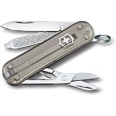Victorinox Classic SD Swiss Army Knife, Compact, 7 Functions, Swiss Made Pocket Knife with Small Blade, Screwdriver and Key R
