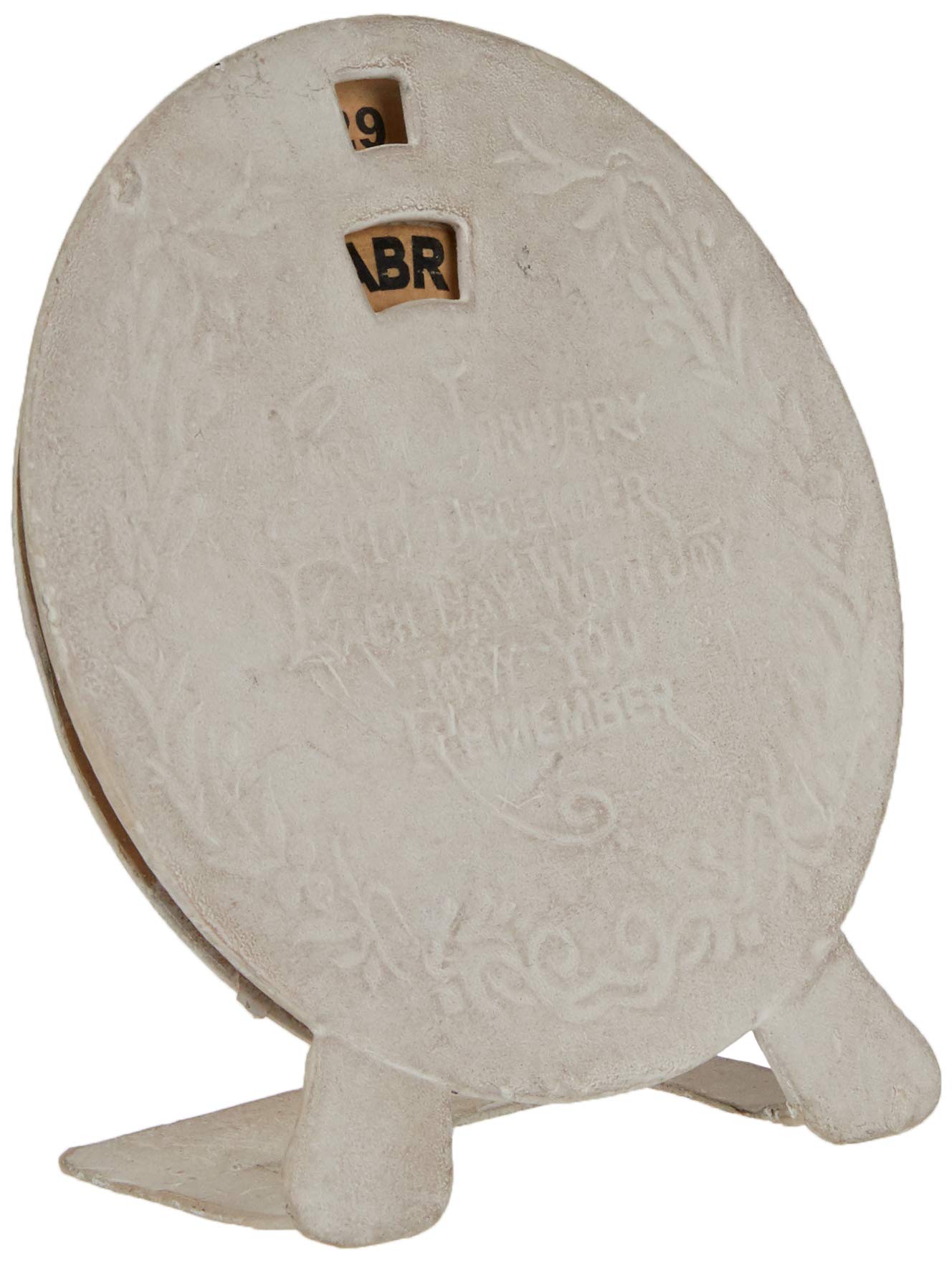 Better & Best Calendar Wheel, White, Measures 10.5 x 4.5 x 9.7 cm, Material: Metal, One Size