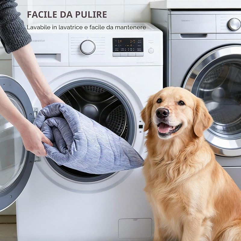 tappetino rinfrescante per cani, tappetino raffreddante a doppio lato per animali domestici, 70 x 48 cm, fibra di raffreddamento Arc-Chill & Q-MAX > 0,45, per divano e auto, coperta estiva