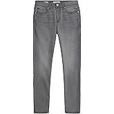 Calvin Klein Boys Slim Fit Straight Leg Stretch Denim Jeans, 5-Pocket Style, Zipper Fly & Button Closure