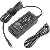 65W 45W USB C Laptop Power Replacement Adapter Charger for Lenovo Chromebook/Yoga/ThinkPad/HP Chromebook/Dell Laptop USB Type C Power Adapter