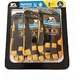 Hydra Hyde Unisex Leather Work Duty Safety Breathable Hydrahyde Flexible Water Resistant (Large) Gloves, See Image, Large US