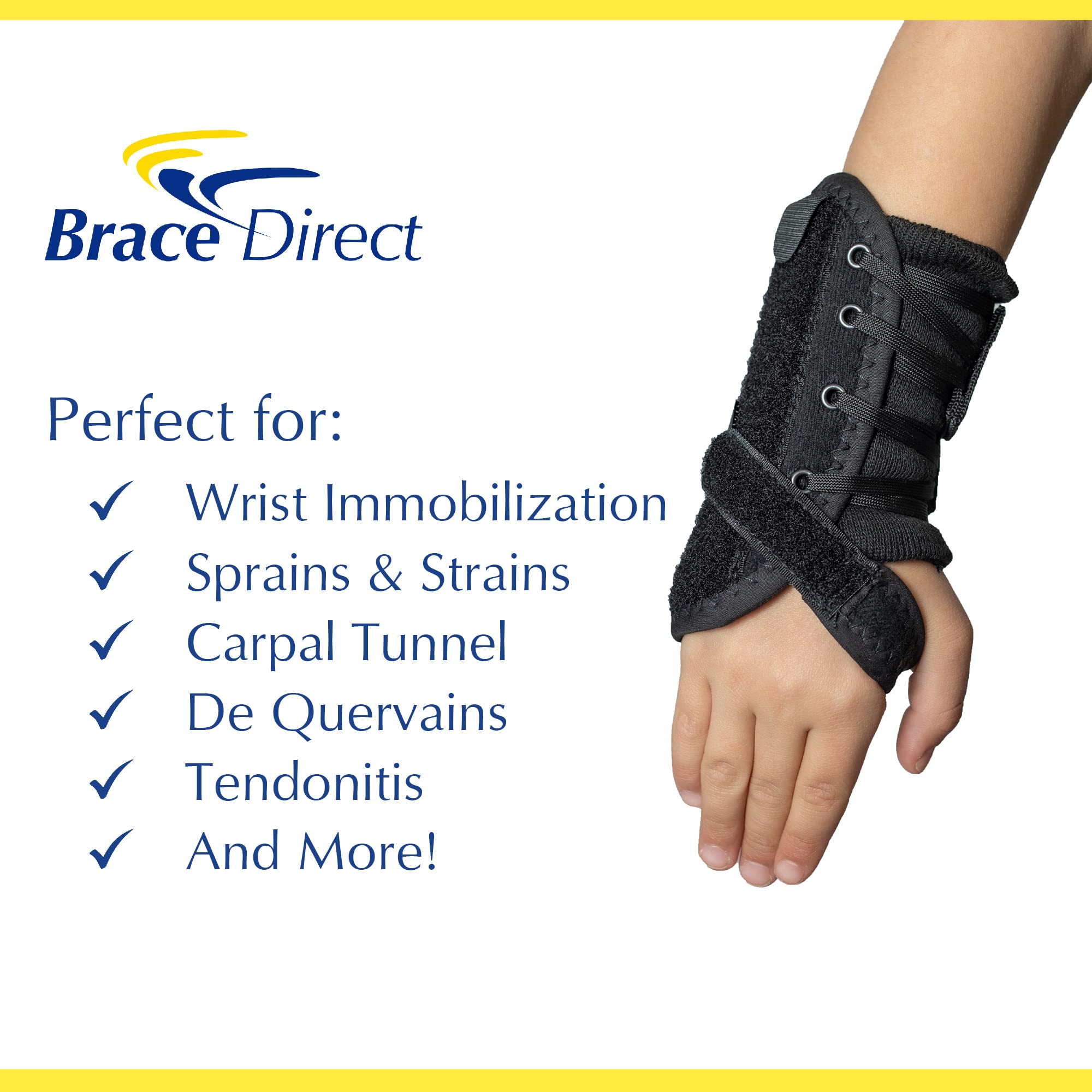 Mua Kid’s Lace-Up Wrist Brace for Wrist Immobilization, Sprains ...