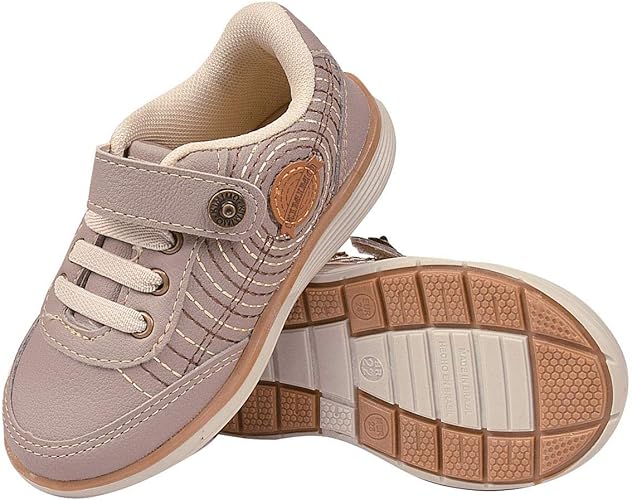 sapatenis infantil masculino bege