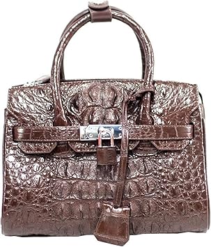 crocodile skin purse