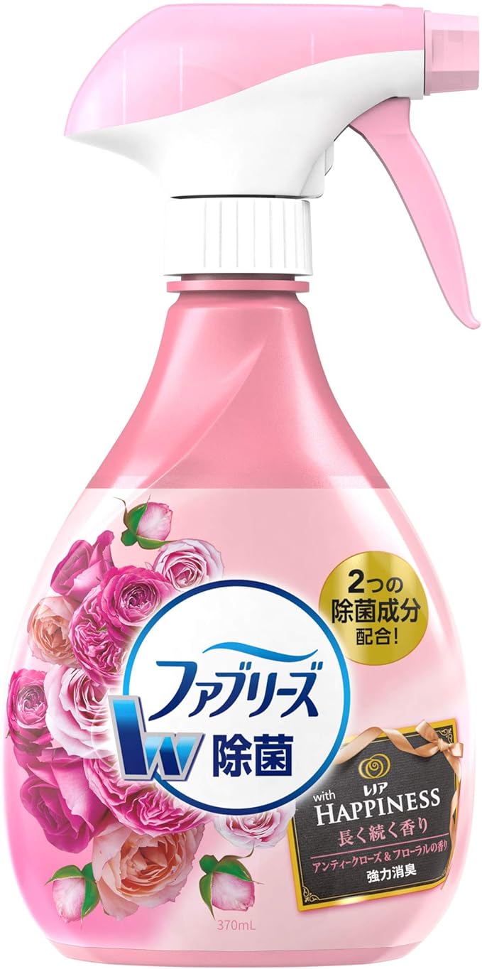 Amazon ファブリーズ With レノアハピネス 除菌消臭スプレー 布用 アンティークローズ フローラルの香り 本体 370ml ファブリーズ スプレー Amazon ファブリーズ With レノアハピネス 除菌消臭スプレー 布用 アンティークローズ フローラルの香り 本体 370ml ファブリーズ スプレー