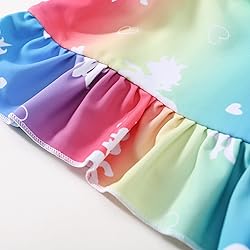 YWFSHOP Toddler Baby Girls Swimsuit Cute Ruffle 2