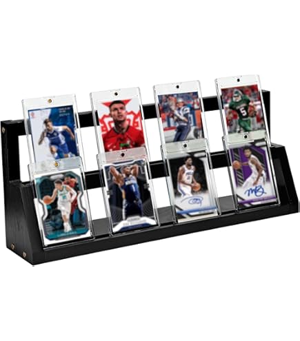 Amazon.com: EnderToys Graded Card Display Stand (2 Pack) (2 Tier) (Black)