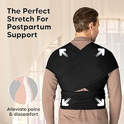 KeaBabies Baby Wrap Carrier - All in 1 Original