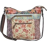 Myra Bag Western Leather Shoulder Bag for Women - Upcycled Canvas Crossbody Le Fleur Essi
