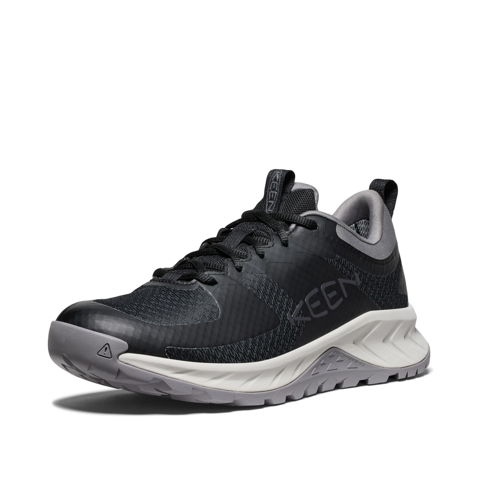 KEEN Men’s Versacore Breathable Comfortable Waterproof Hiking Shoes, Black/Magnet, 15