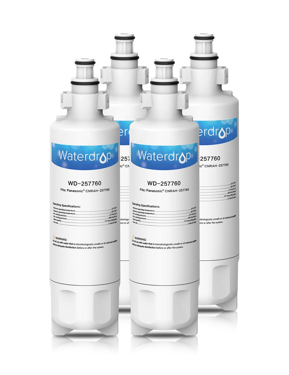 Waterdrop 257760 Cartucho de Filtro de Agua para Nevera ...