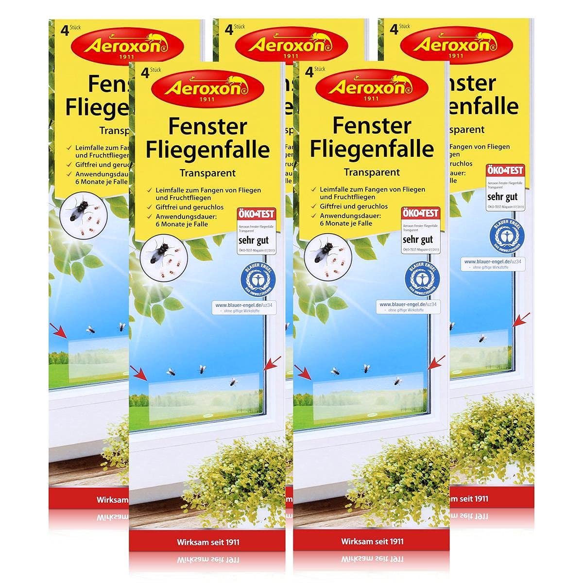 Aeroxon Window Fly Trap (5 Packs)