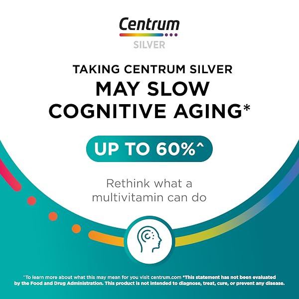 CENTRUM SILVER WOMEN’S MULTIVITAMIN FOR WOMEN 50 PLUS, MULTIVITAMIN/MULTIMINERAL SUPPLEMENT WITH VITAMIN D3, B VITAMINS, NON-GMO INGREDIENTS, SUPPORTS MEMORY AND COGNITION IN OLDER ADULTS – 100 CT
