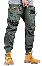 MOKEWEN Men's Jogger Irregular Splice Buckle Urban