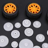 Yosoo Health Gear 78pcs Plastic Gears Pulleys Worm Shaft Kit for DIY Model view 4