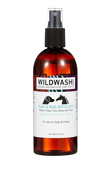 WILDWASH Natural Tick and Flea Repellent Spray (300 ml)
