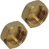 Pipestation 15mm Fitting Blanking Cap 1/2 Inch Female Thread Pack of 2 view 1