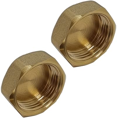 Pipestation 15mm Fitting Blanking Cap 1/2 Inch Female Thread Pack of 2