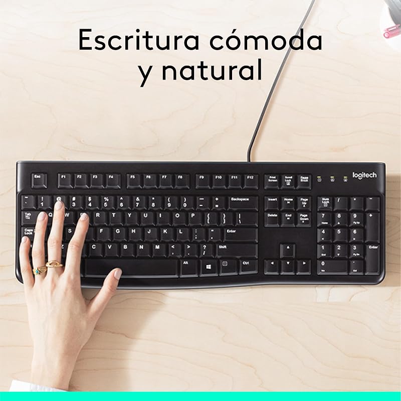 Teclado com fios K120 para Windows