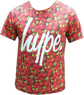 Amazon Com Hype Strawberries Tee T Shirt T Shirt Herren Mens M L