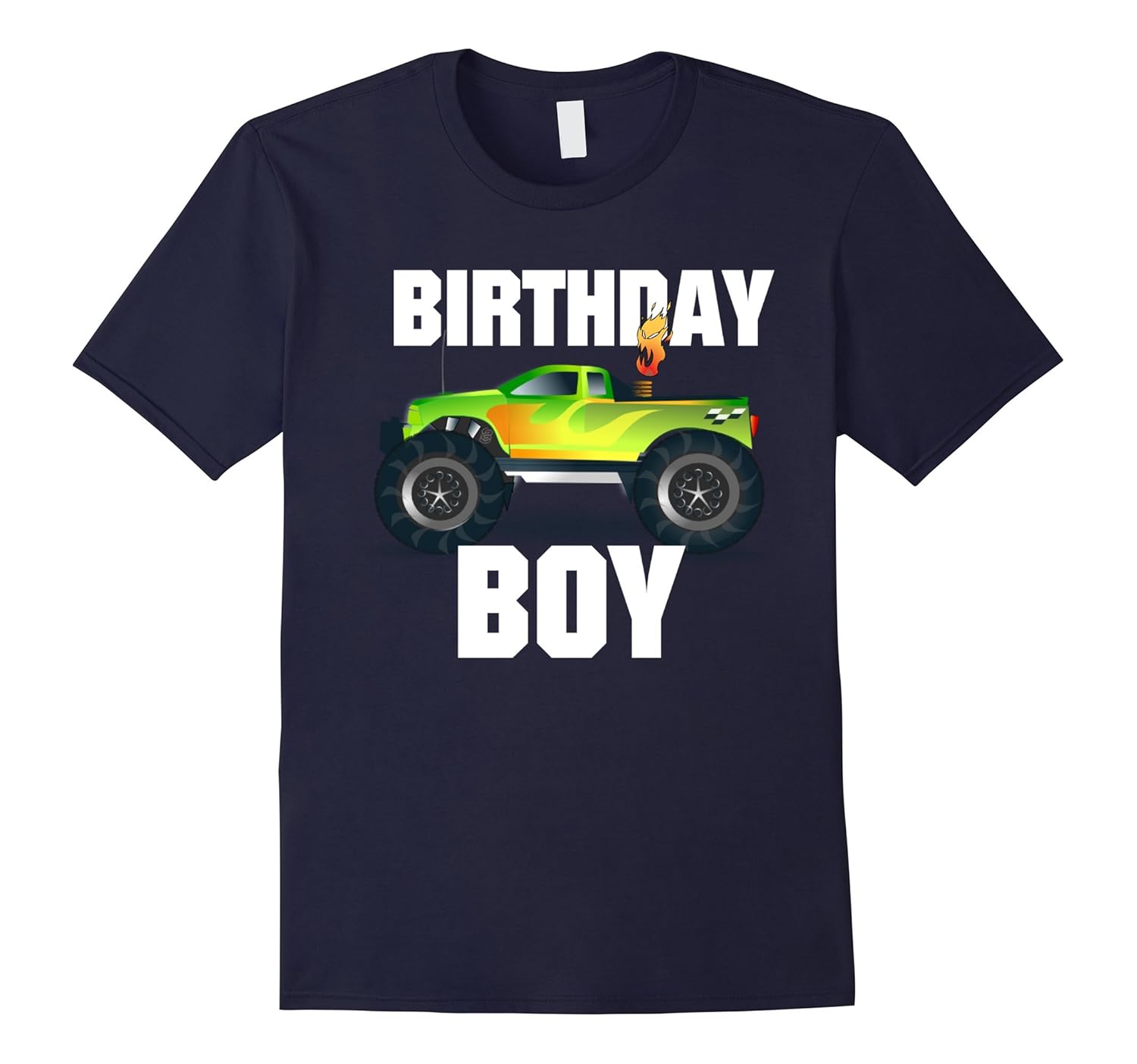 Monster Truck RC Birthday Boy Birthday Shirt for Boys t-ANZ