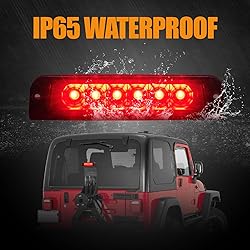 Cxdar Third 3rd Brake Light LED for 1997-2006 Jeep