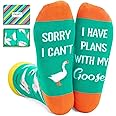 Zmart Funny Goose Rubber Duck Gift for Women Men - Silly Gag Gifts for Goose Duck Lovers Teens