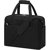 iFARADAY Carry on Duffle Bag for Travel - 16x7x12.5 Airline Approved Personal Item Travel Bag with Shoulder Strap for Men and Women (Black)