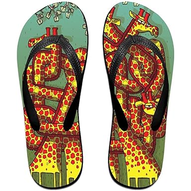 giraffe flip flops