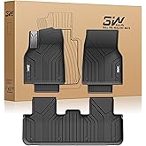 3W Floor Mats Fit for Tesla New Model Y 2025 2026 Juniper, TPE All Weather Custom Fit Floor Liner for Juniper Model Y Accessories 1st and 2nd Row Car Mats Easy Clean, Vigormold™