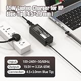 VUOHOEG 65W Laptop Charger for HP EliteBook Pavilion Spectre ProBook Envy view 2
