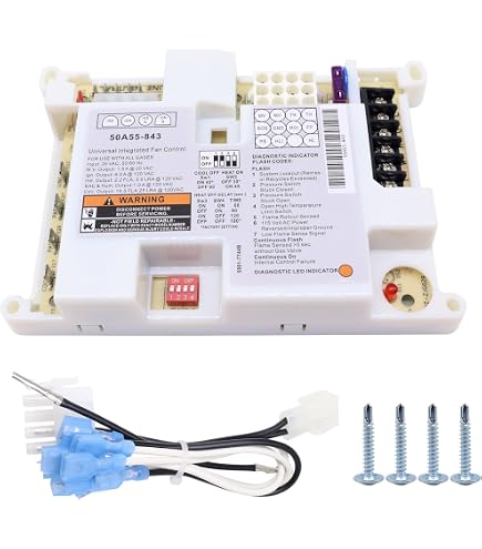 Copeland White-Rodgers 50A55-843 Integrated Furnace Control Board Universal Replacement