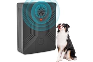 GIANAC Anti Barking Device, Ultrasonic Dog Bark Deterrent Devices, Rechargeable Dog Barking Control Devices, Dog Barking Silencer with 3 Modes, Bark Box for Indoor & Outdoor Use