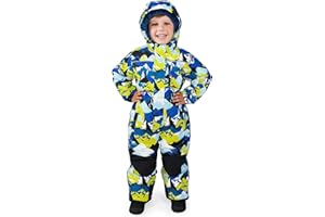 JAN & JUL Waterproof Insulated Snow Suit for Toddlers and Kids