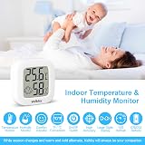 Vaikby 6 Pack Indoor Thermometer Hygrometer with Large LCD Celsius/Fahrenheit view 2
