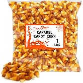 Caramel Candy Corn Candies, Pack of Halloween Candy, Bulk, 1 lb | Trick or Treat, Halloween Party, Thanksgiving Dessert Buffets, Mini Candy Corn Everyday Snacking During the Fall Season