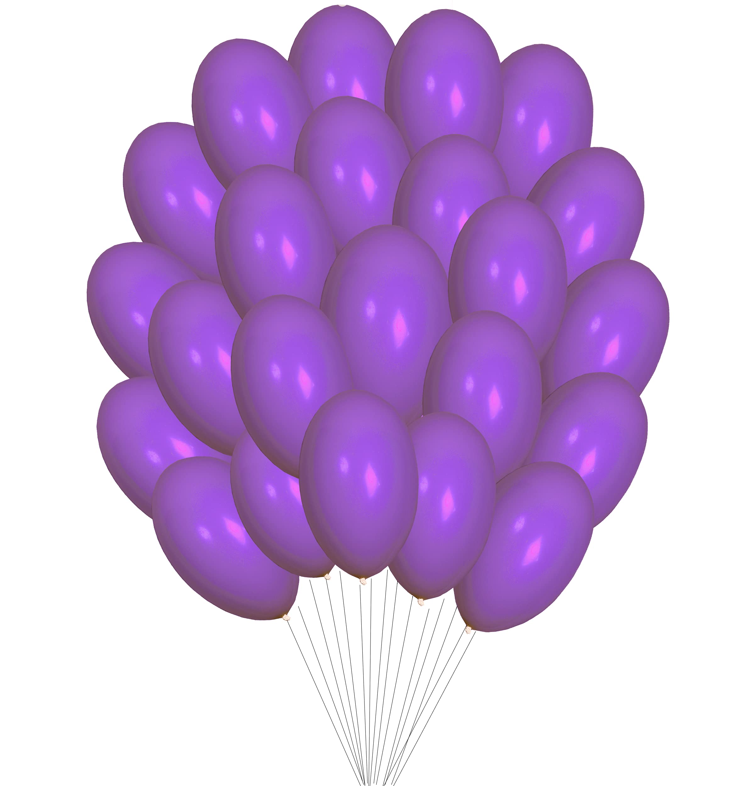 Purple Balloons 50 Pack 5" (12.5 cm) Party Balloons for Kids & Adults, Happy Birthday, Helium Balloon Set, Easter, Baby Shower Arch Decorations gender reveal