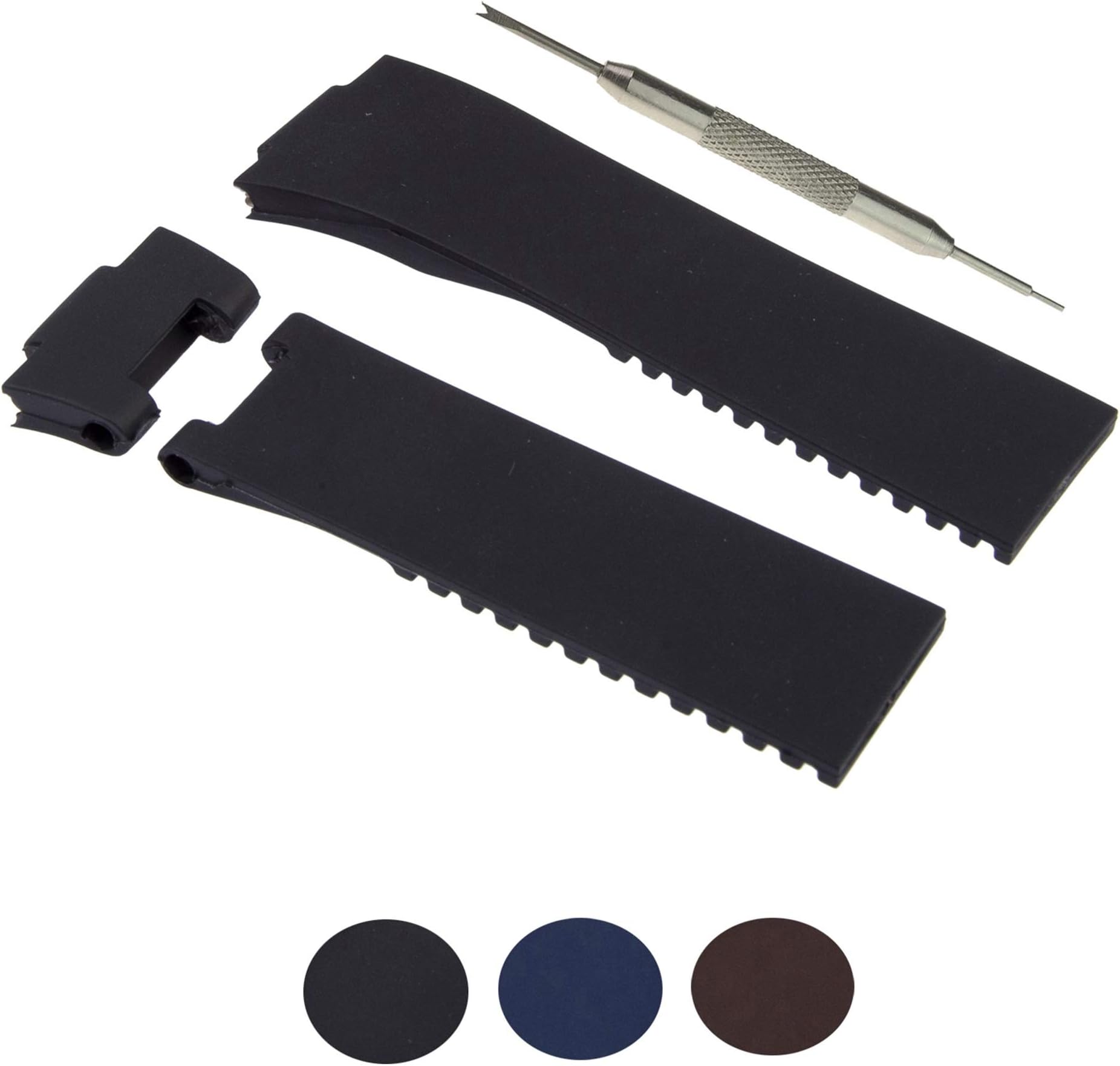 25mm Watch Band Replacement Strap for Ulysse Nardin Marine Diver | Free Spring Bar Tool