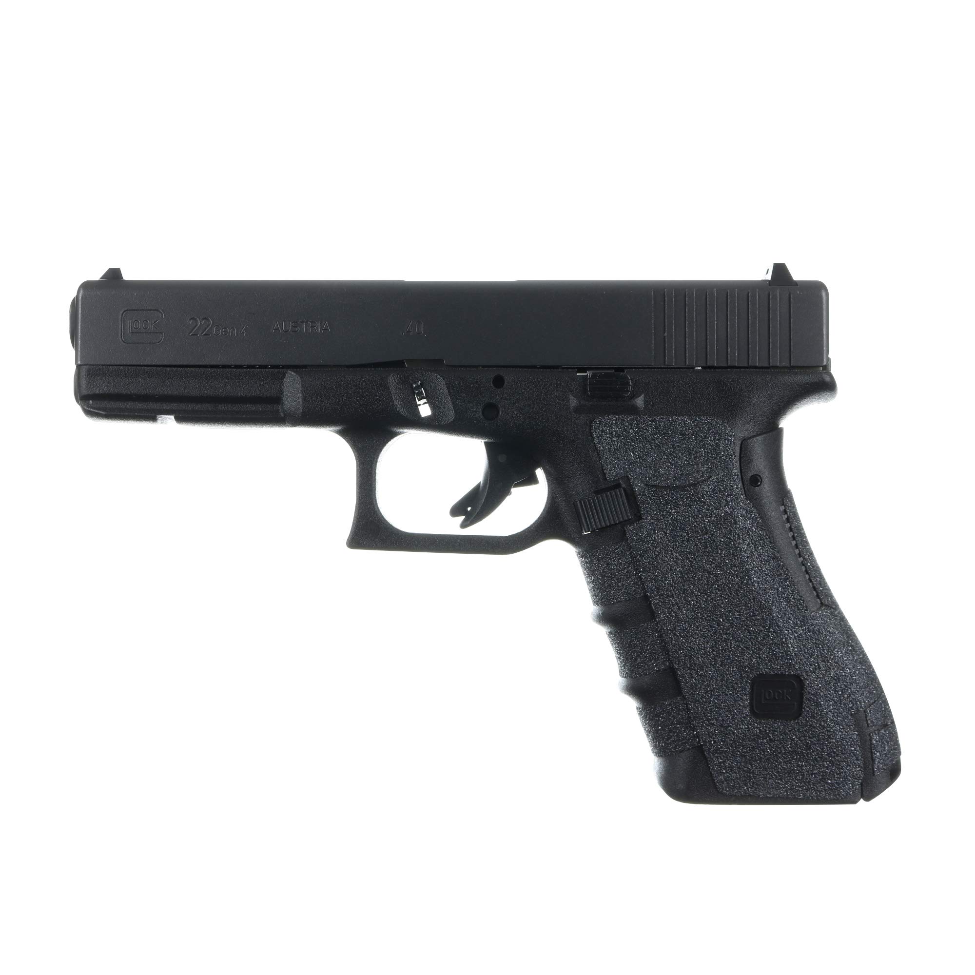 Photo 1 of TALON Grips Adhesive Grip Compatible with Glock 17, 22, 24, 31, 34, 35, 37 - Made in The USA (Gen 4 No Back Strap Granulate Black)