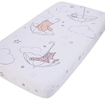 winnie the pooh fitted crib sheet
