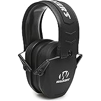 Walker's Muff Razor Slim Low-Profile Compact Folding 27db Nrr Gun Range Shooting Hearing Protection Passive