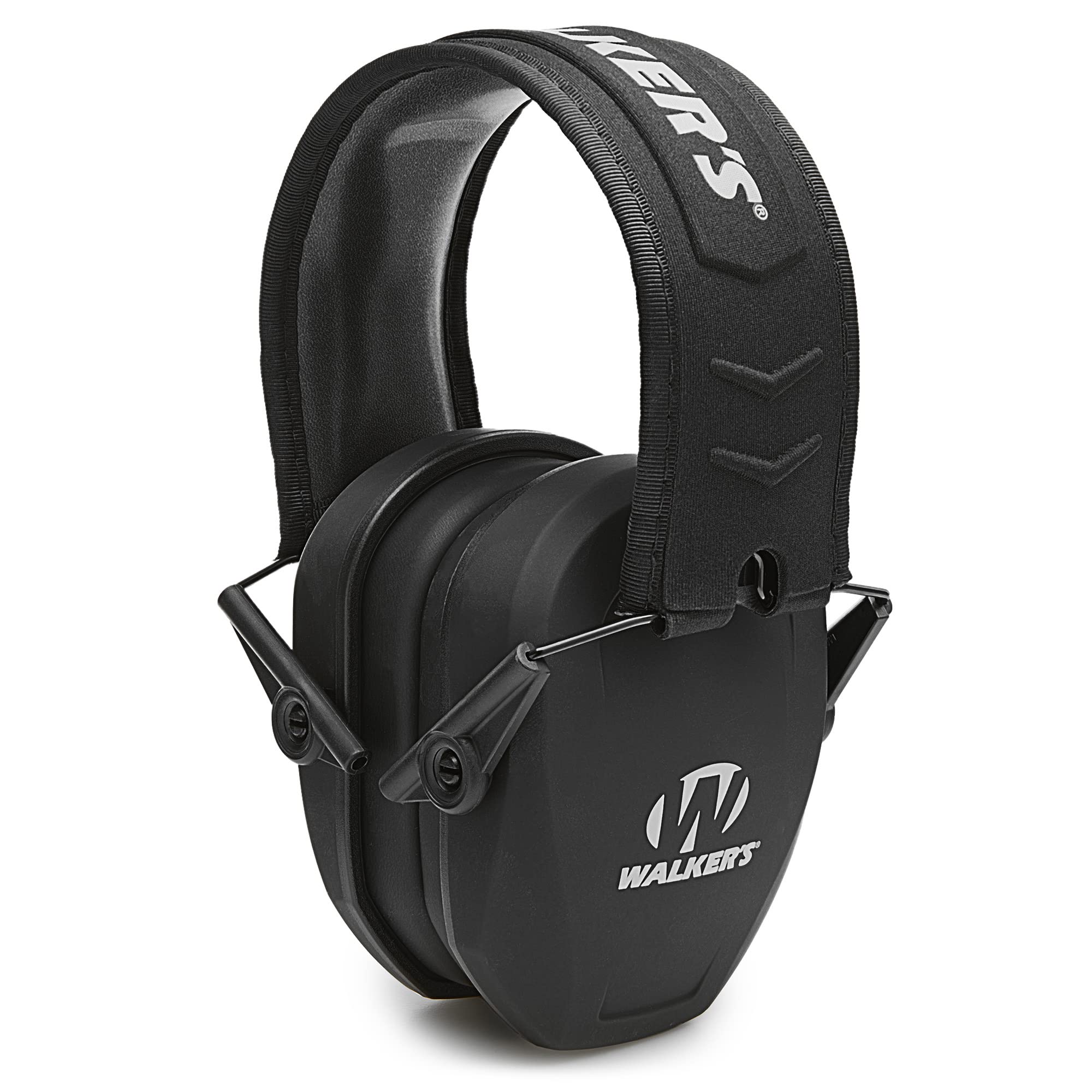 Walker's Razor Slim Passive Earmuff - Ultra Low-Profile Earcups - Black (Pack of 4) Image