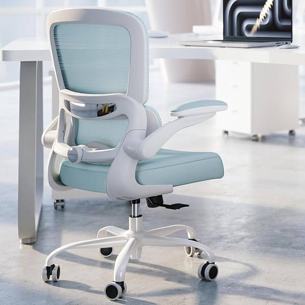 OFFICE CHAIR – ERGONOMIC DESK CHAIR WITH ADJUSTABLE...