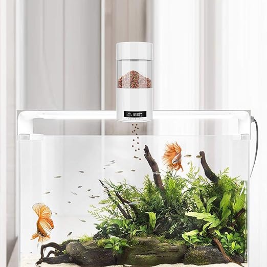 Adsro Automatic Fish Feeder Fish Food Dispenser Digital Feeding